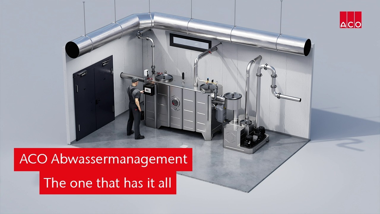 ACO Fettabscheider-Systeme für Großküchen – Planung, Einbau & Digitalisierung