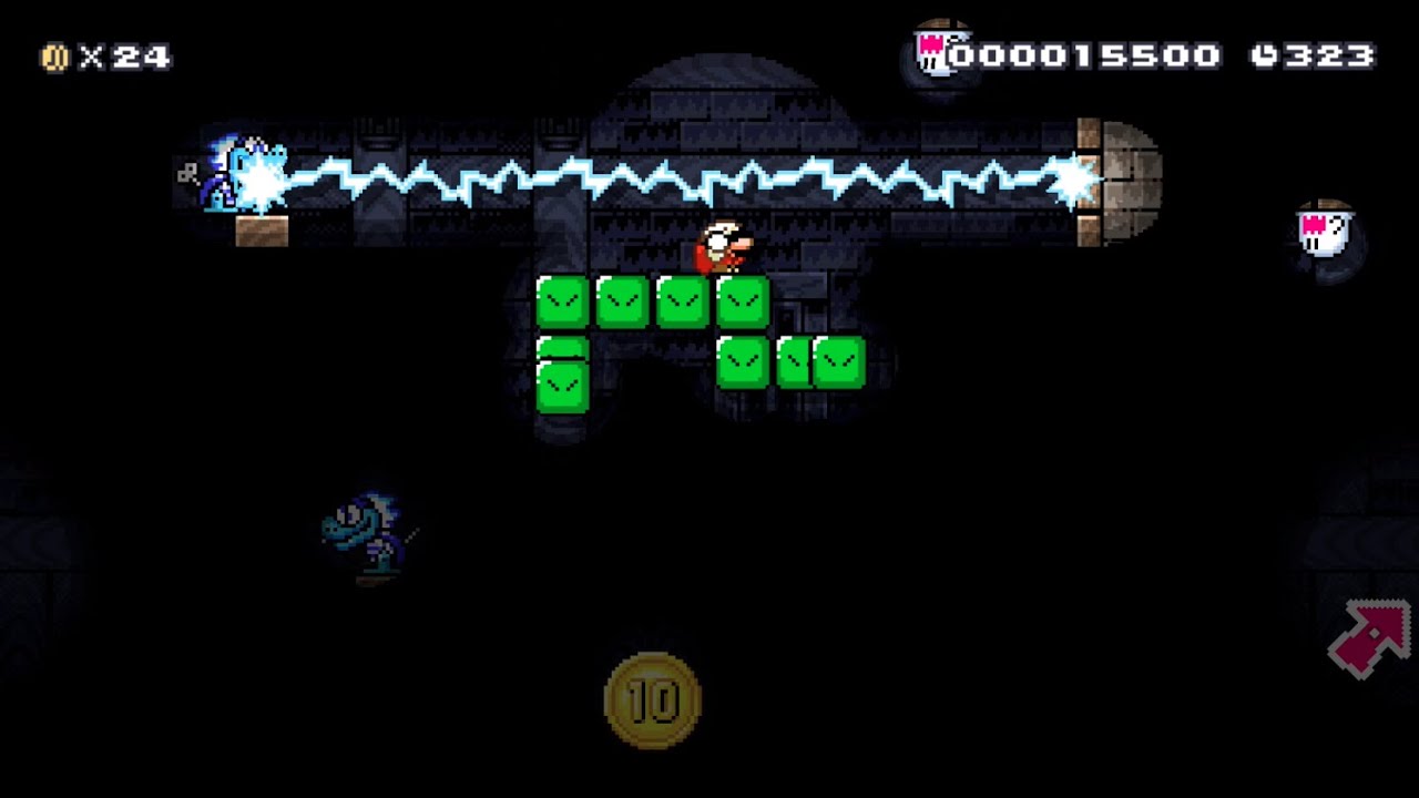 Eric's Super Mario Maker 2 Levels: Snake Blocks in the Dark