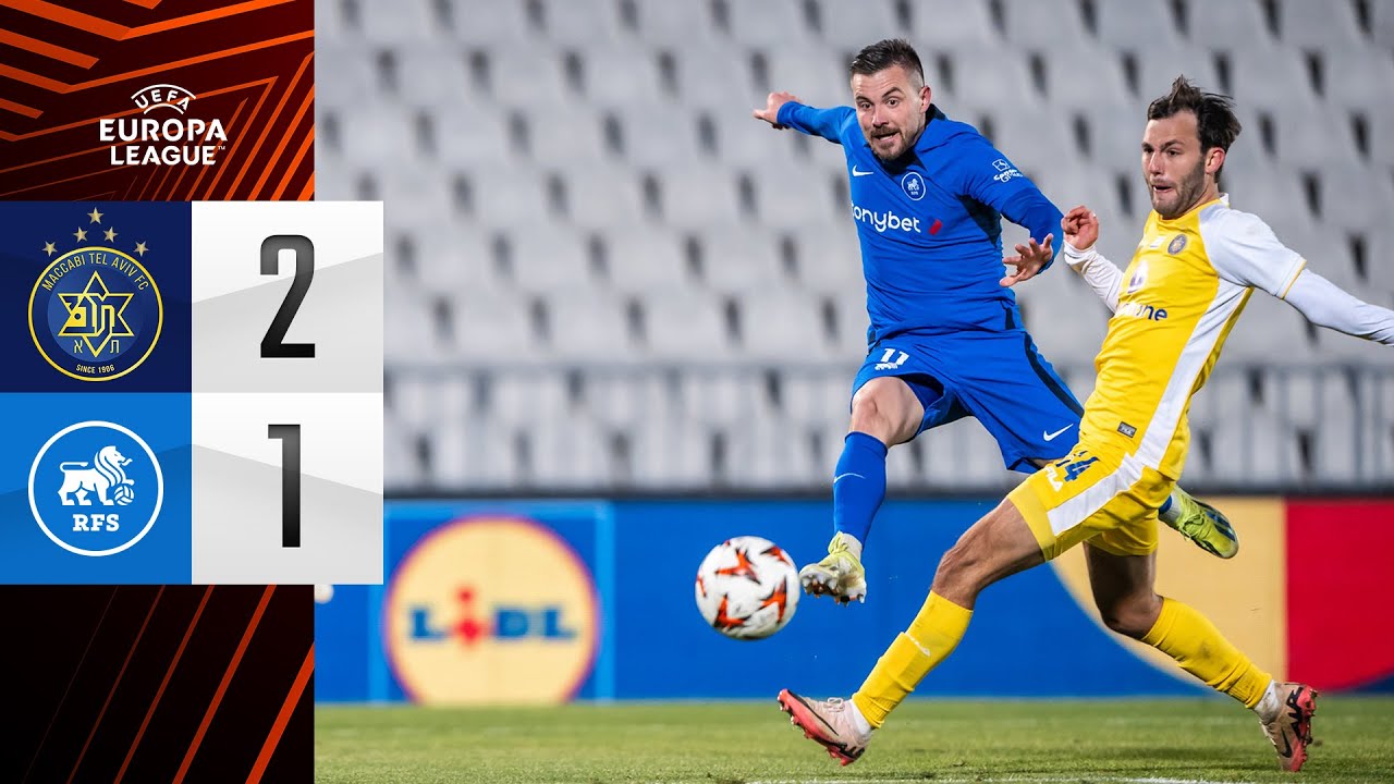 MACCABI TEL AVIV 2:1 FC RFS | HIGHLIGHTS | LABĀKIE MOMENTI | UEFA EUROPA LEAGUE