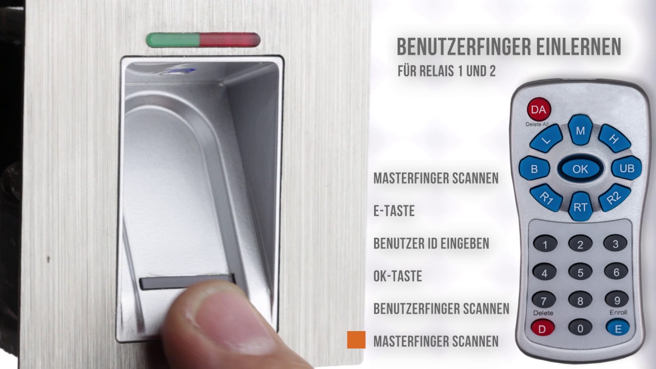 Anleitung Fingerprint sensor - FPS70 - deutsch