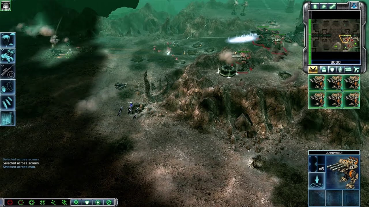 CNC3 Kane's Wrath 1vs7 Brutal Enemy GDI vs Black Hand
