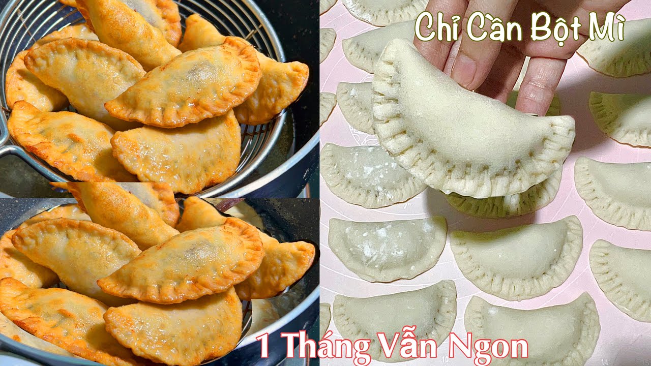 BỘT MÌ + NƯỚC SÔI ‼️ Ai Cũng Thích Bánh Ngon Này, Đơn Giản Để Được Lâu- Fried dumplings