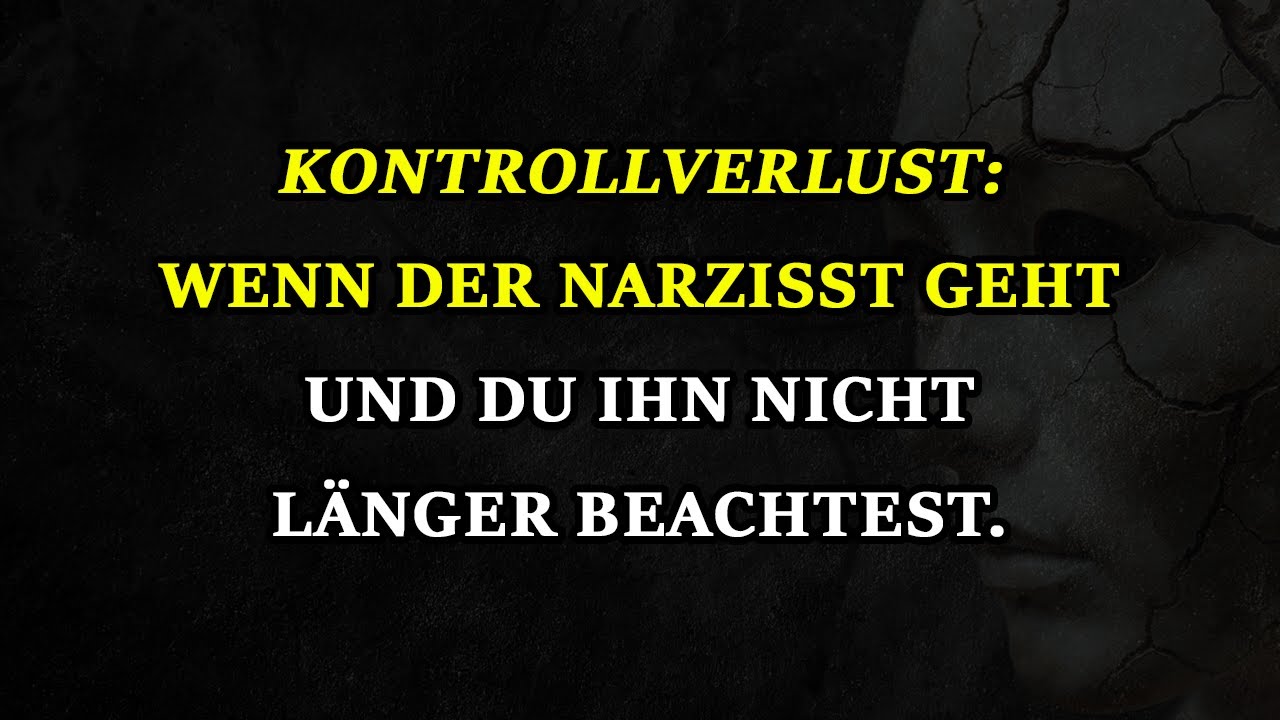 Unerwartete Reaktion: Was ein Narzisst tut, wenn du ihn loslässt! Muss man wissen! | Narzissmus