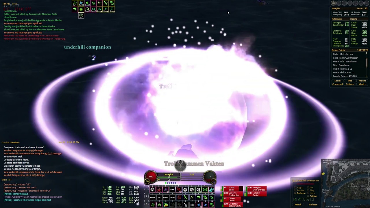 Malerhjerner Outnumbered - DAoC Phoenix Freeshard