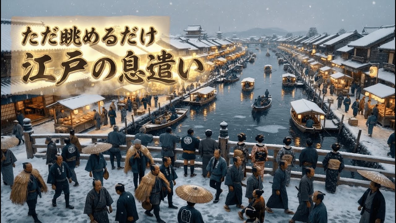 【歴史好き必見】誰も見たことのない夜の江戸をAIで再現 _ Edo Night Recreated by AI. 004