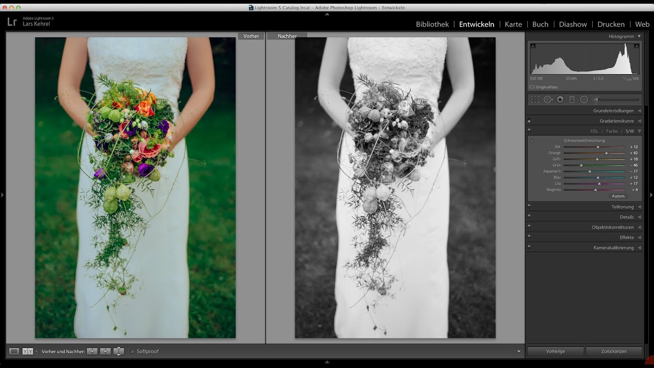 LaKe Lightroom Tutorials - Session 06 - Schwarz Weiß (S/W)