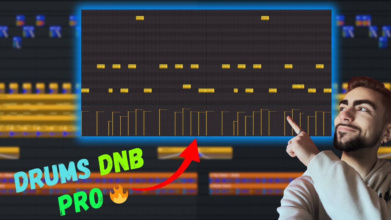 BATERIAS de Drum & Bass con GROOVE en FL Studio 2025 [Paso a paso]