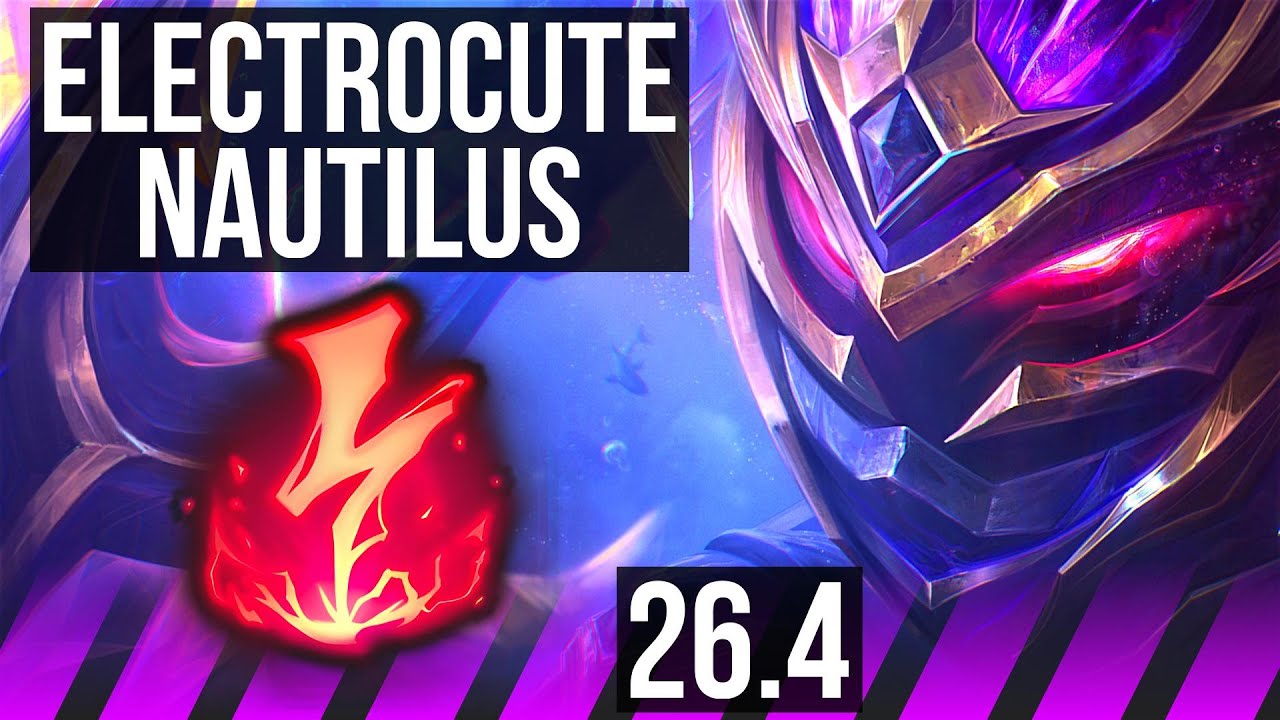 NAUTILUS & Aphelios vs THRESH & Kai'Sa (SUP) | 24K damage, Electrocute | EUNE Master | 26.4