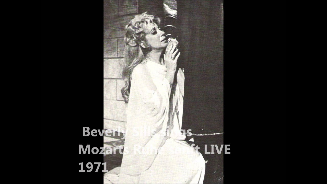 Beverly Sills sings Mozart's Ruhe sanft LIVE 1971