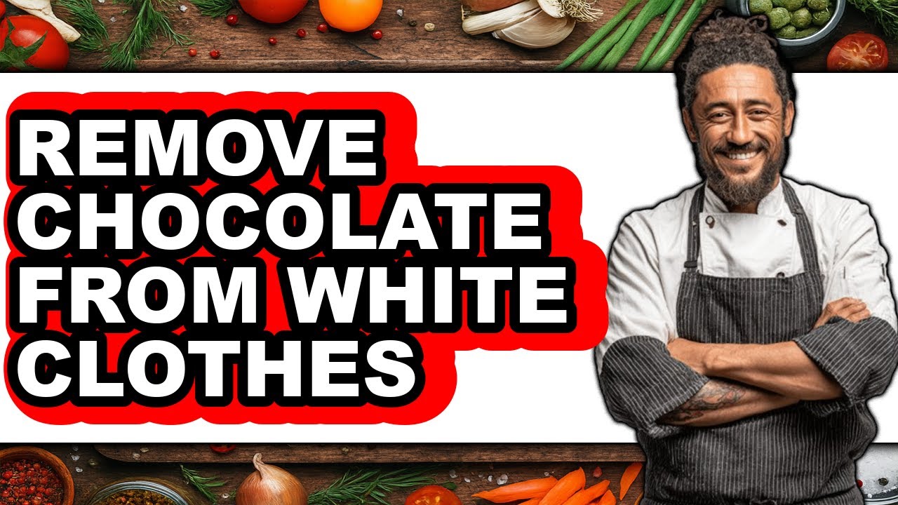 How to Remove Chocolate from White Clothes (easy Method)