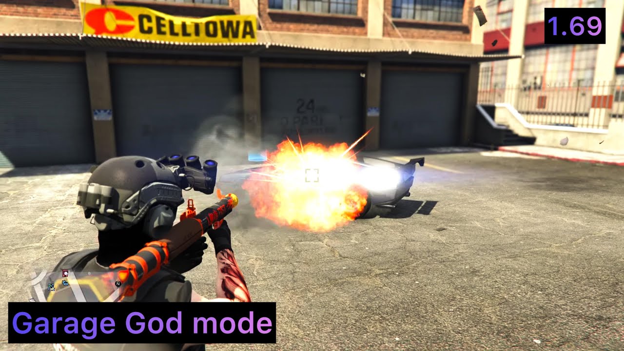 Garage God Mode glitch 1.69 / GTA Online