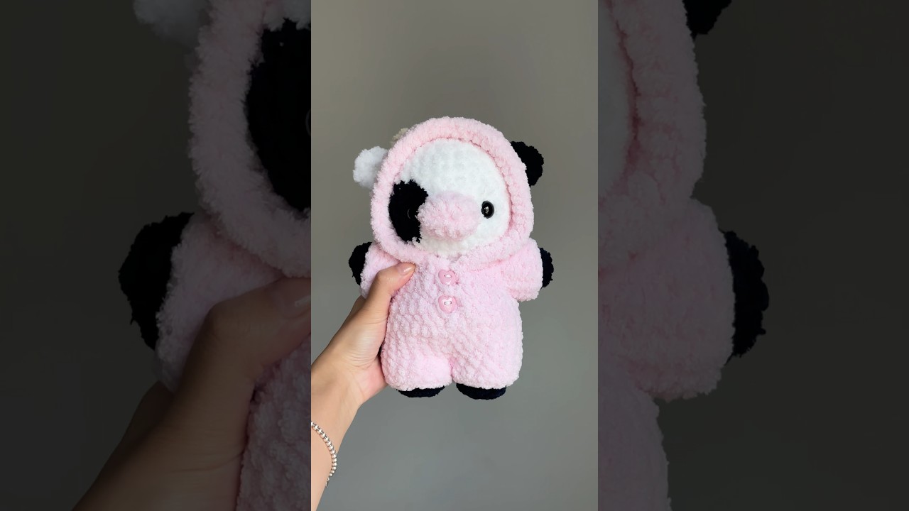 pattern by me ☁️ #crochet #cow #amigurumi #plush #plushies #crochetpattern #crochettutorial