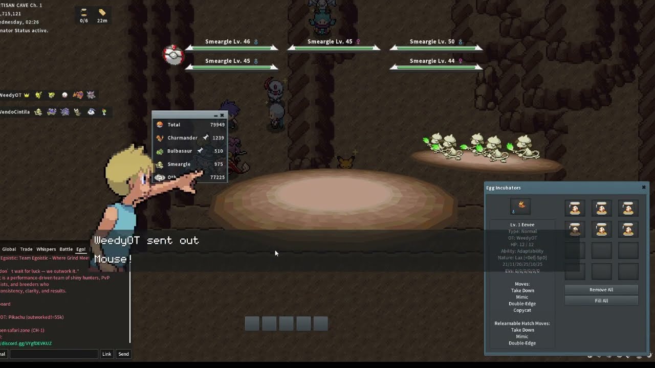 PokeMMO  - Shiny Smeargle!
