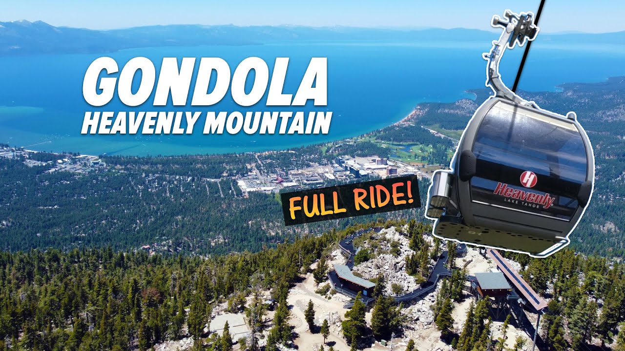 LAKE TAHOE: Heavenly Mountain Scenic Gondola Ride 🚡🏞️ [Full Ride POV]