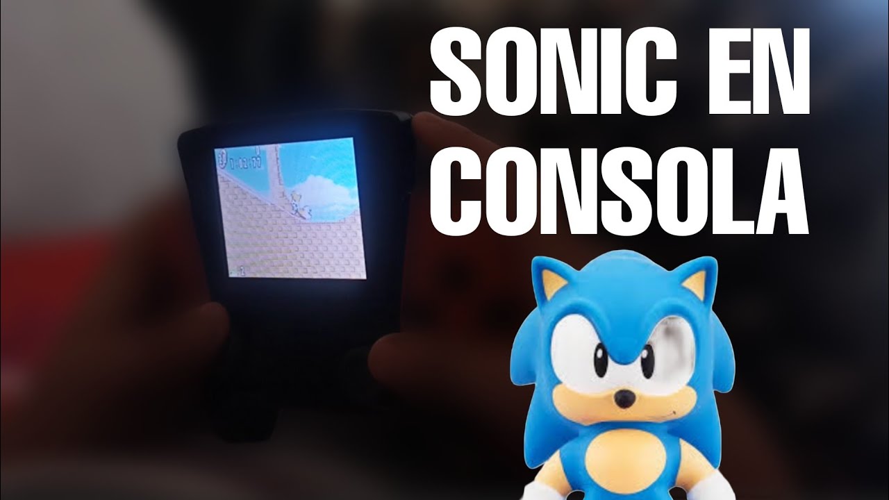 JUGANDO EN UNA CONSOLA SONIC XD