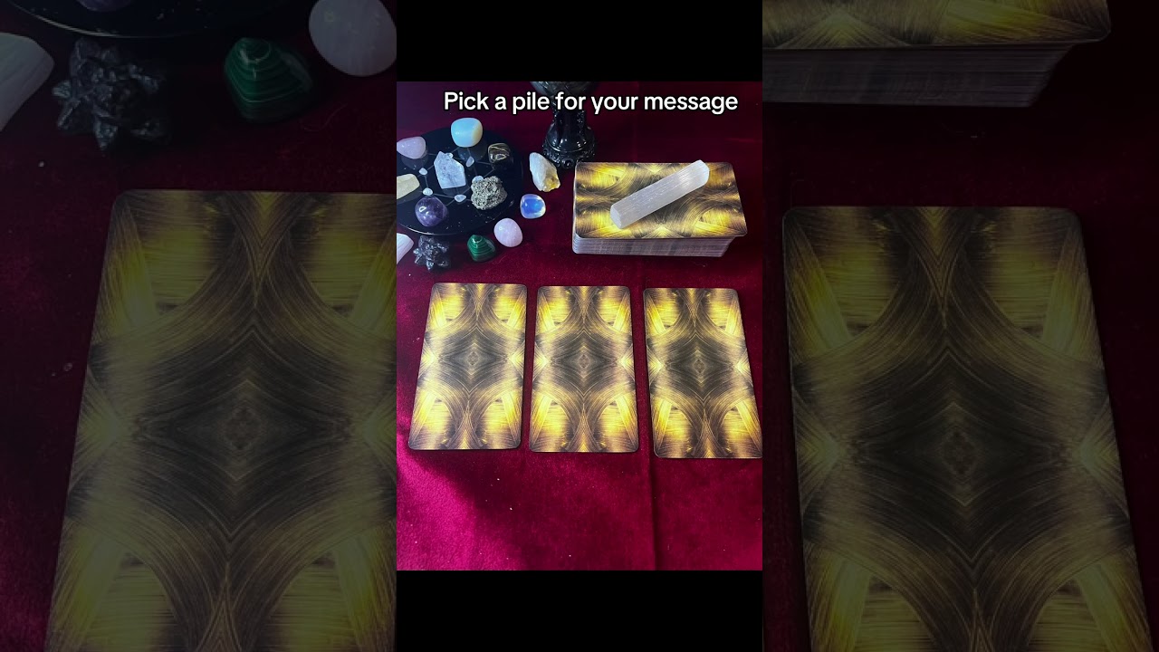 Pick a pile    #guidance #pickacard #pickapile #messagefromuniverse