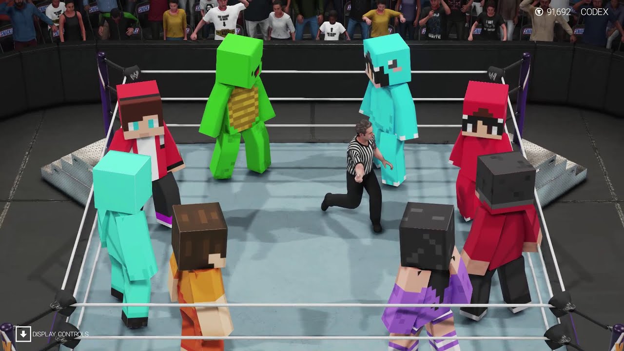 JJ Mikey vs Aphmau Aaron vs Omz Roxy vs Milo Chip
