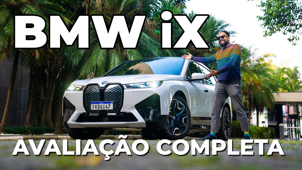 SUV ELÉTRICO BMW iX É RECICLÁVEL, INTELIGENTE E CHEIO DE LUXO