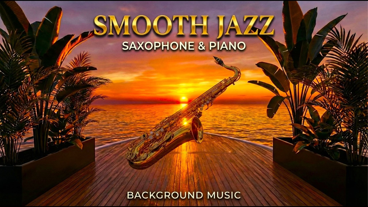 Smooth Jazz Saxophone & Piano 🎷 Luxury Yacht Music | Background Music
