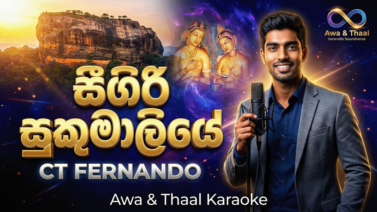 Sigiri Sukumaliye Karaoke (සීගිරි සුකුමාලියේ) | Sinhala Classic Song | Sing Along