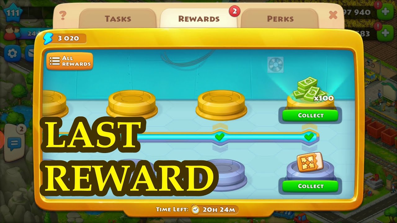 TOWNSHIP - Professor's Experiments All Rewards