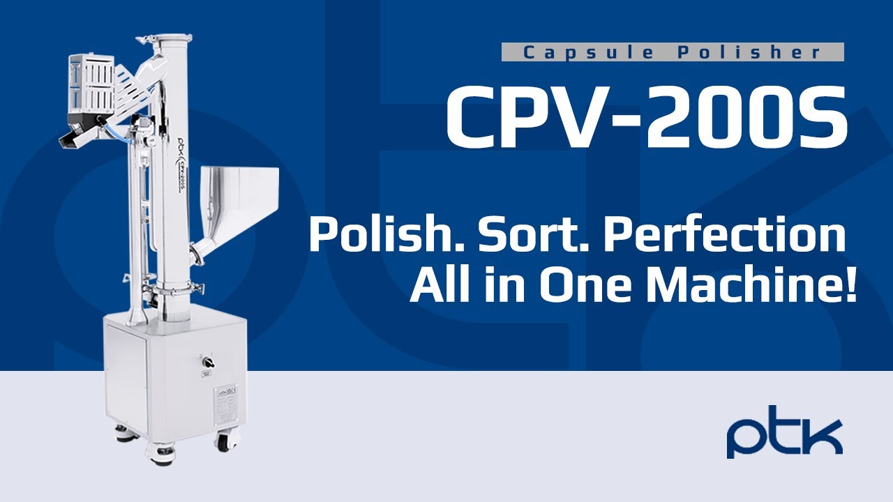 PTK Capsule Polisher CPV-200S | Polish & Sort in One Step
