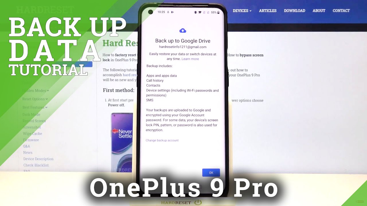 How to Enable Google Backup in OnePlus 9 Pro – Create Backup Account
