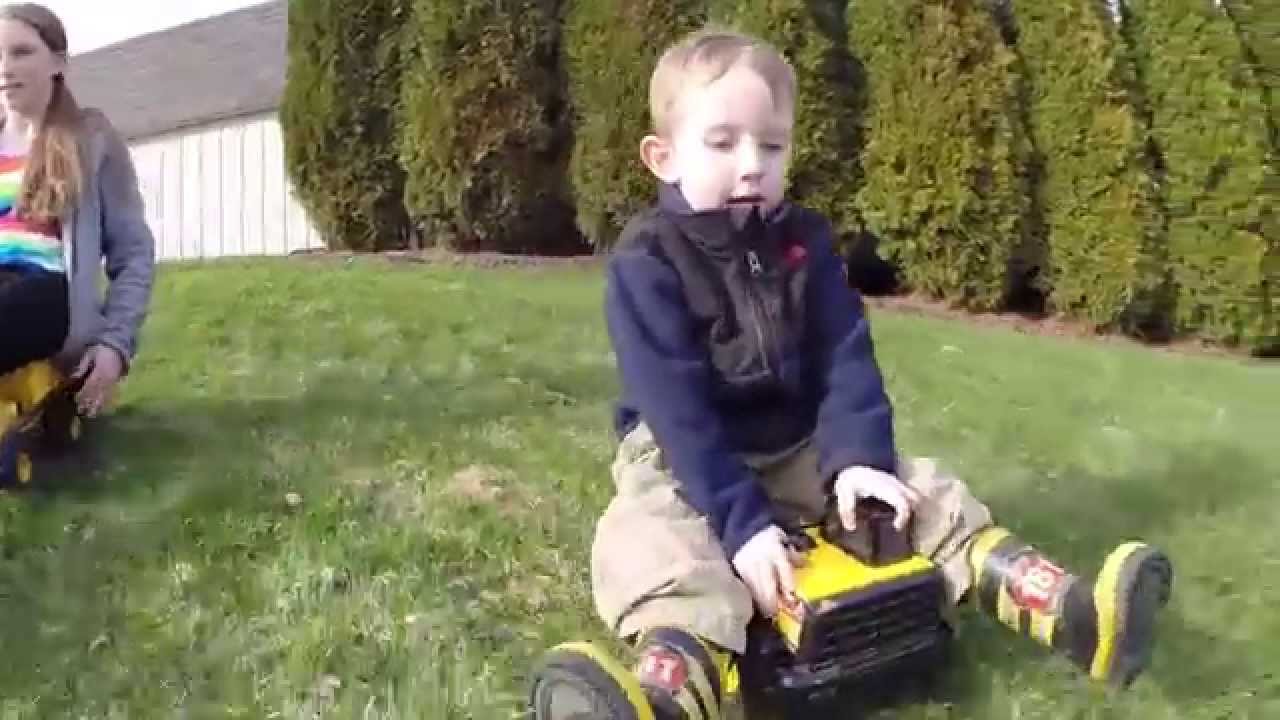 TONKA TRUCK RACING - KIDS HAVING FUN!