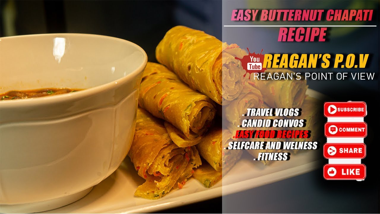 EASY BUTTERNUT CHAPATI RECIPE