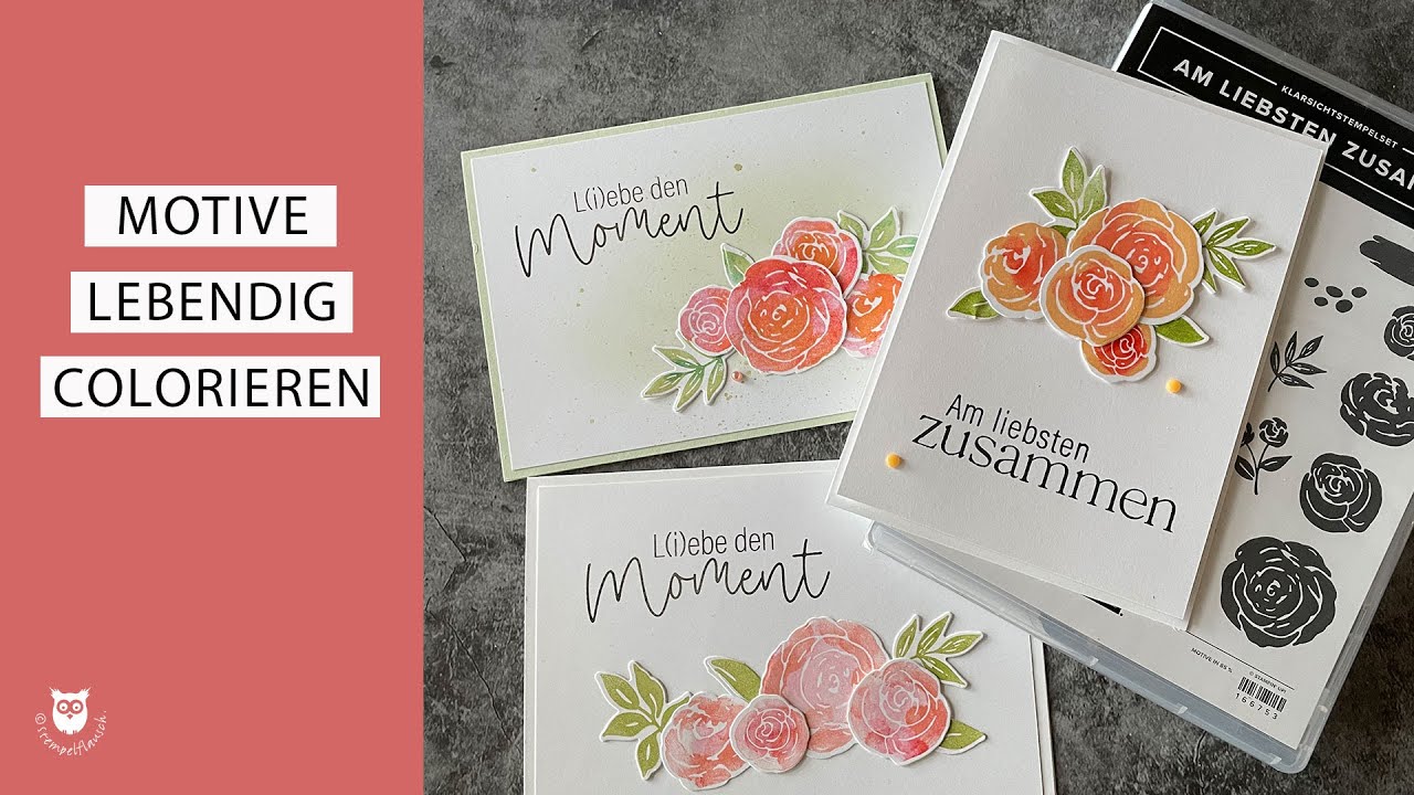 Motive mehrfarbig stempeln