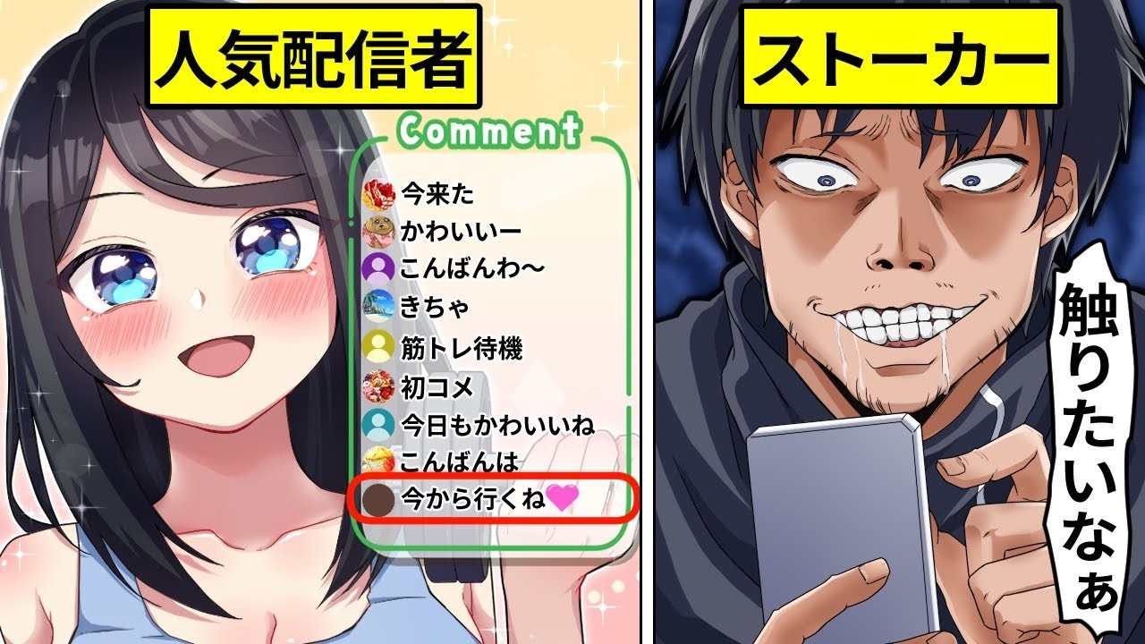 美少女配信者がネットストーカーされた結果【総集編】【アニメ】【漫画】