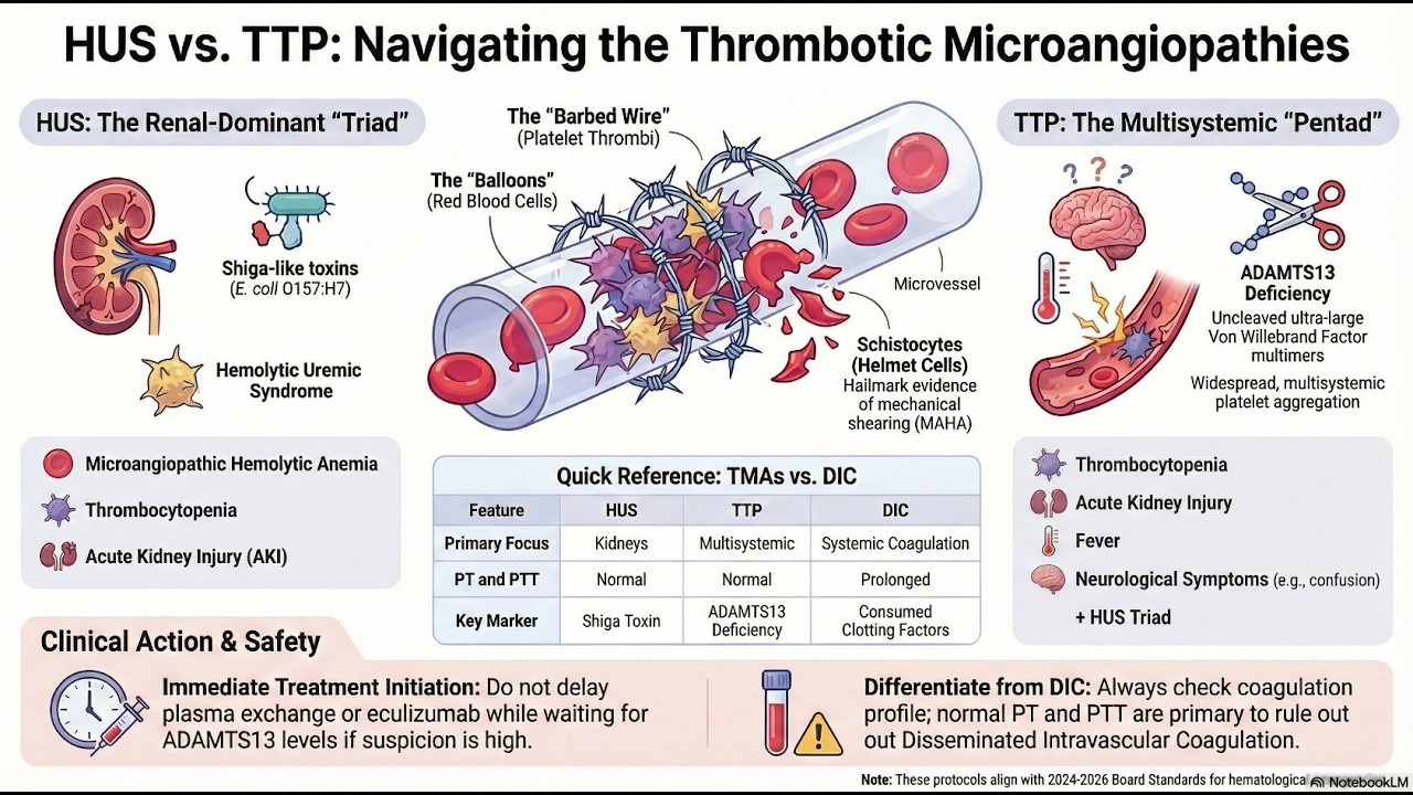 HUS vs TTP Mastery: The Microvascular Storm | USMLE