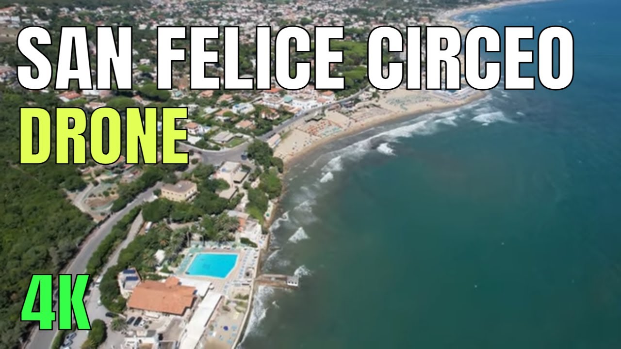 San Felice Circeo in #Lazio 🌎 Top #Beaches of #Italy 4K #Drone