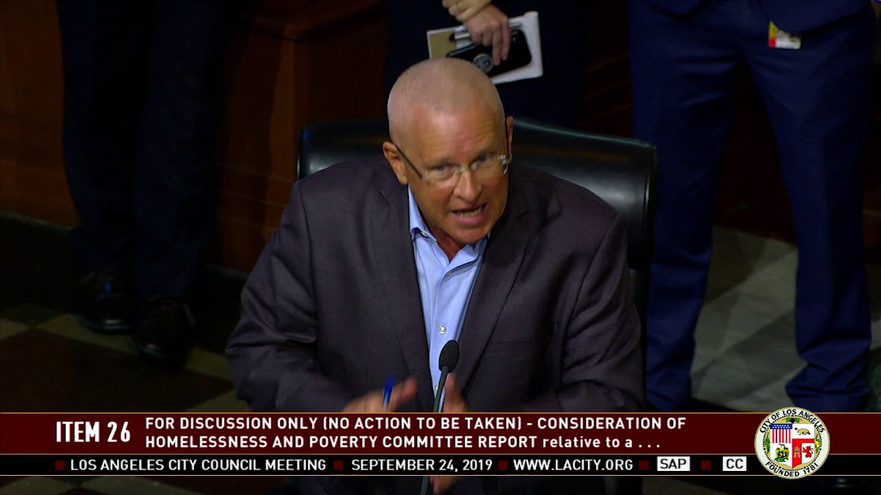 Mike Bonin Speaks Against Criminalizing Homelessness in Los Angeles