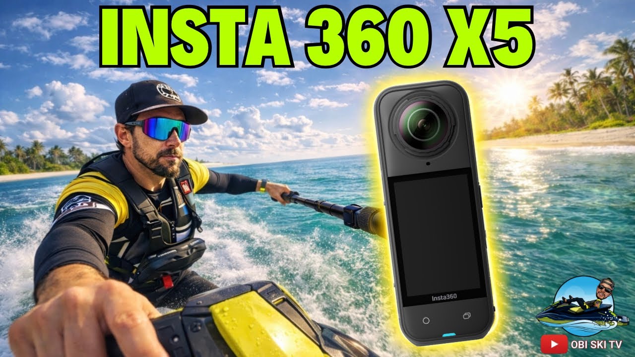 Как НАСТРОИТЬ, ЗАПИСАТЬ И РЕДАКТИРОВАТЬ с помощью Insta360 X5 на вашем JetSki