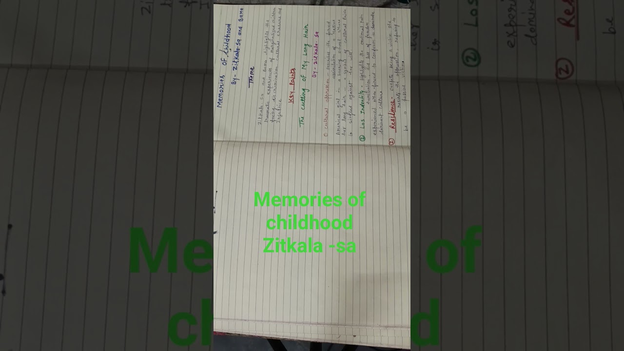 #englishmemories of childhood#  vistas#