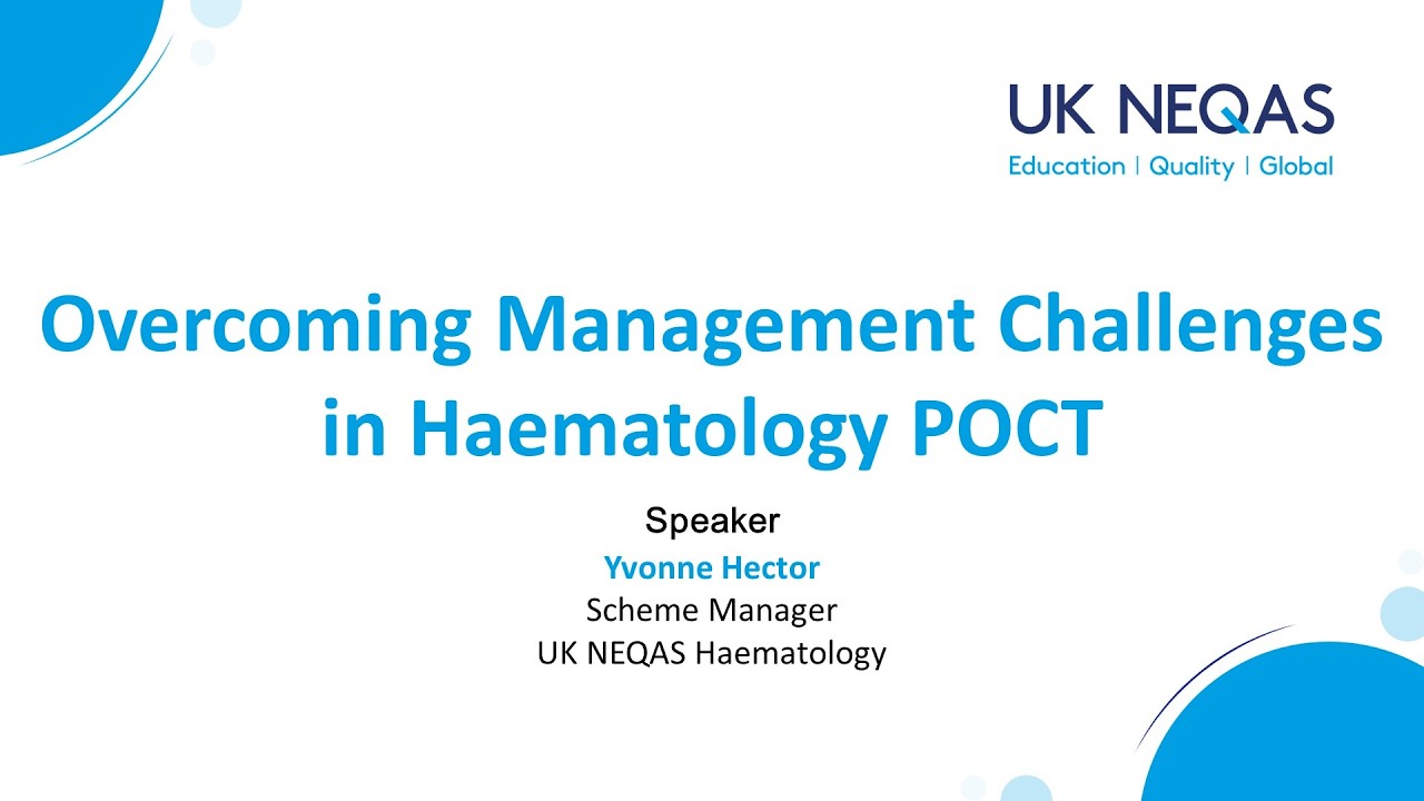 Overcoming Management Challenges in Haematology POCT