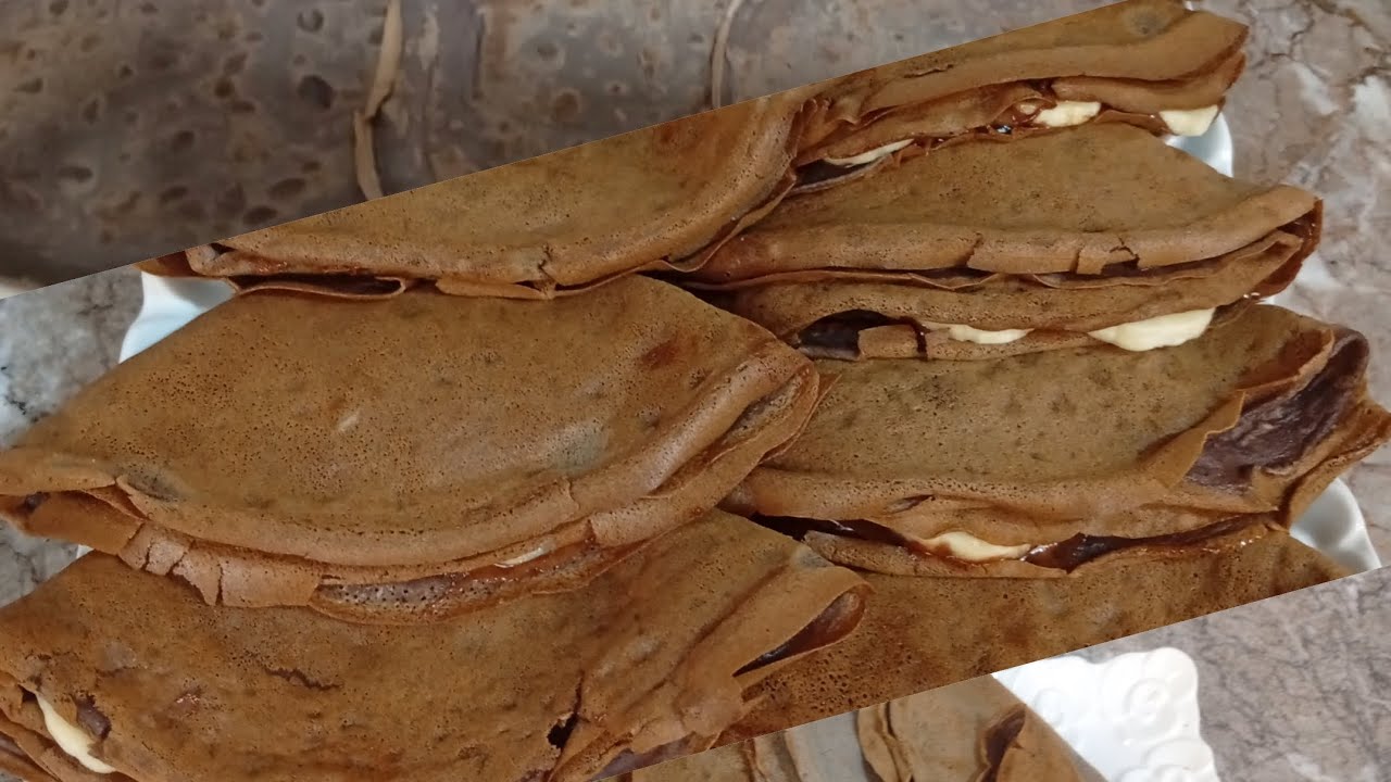 كريب حلو بكريمة الشكلاطة و الموز 😘😘😘