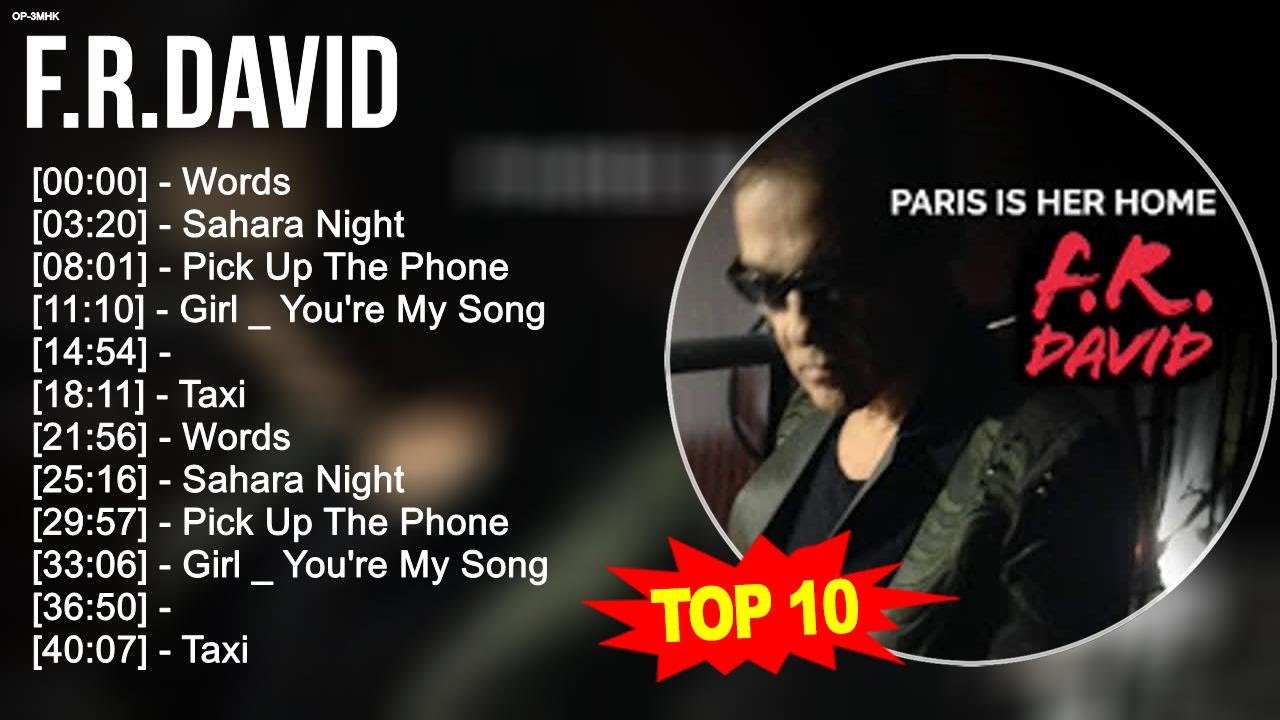F...R...D.a.v.i.d Greatest Hits ~ Top 100 Artists To Listen in 2023