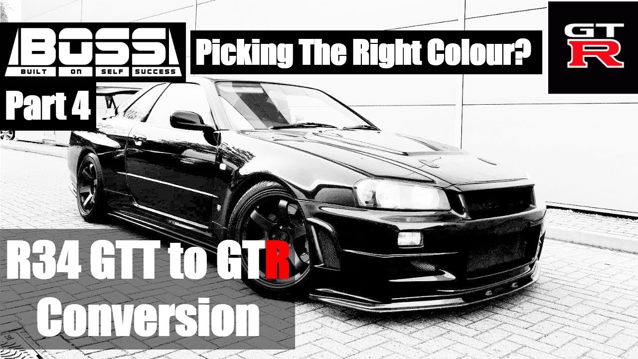 P4 | Choosing The Best Colour For Your Skyline - R34 GTT to GTR Z-Tune Conversion | BOSS