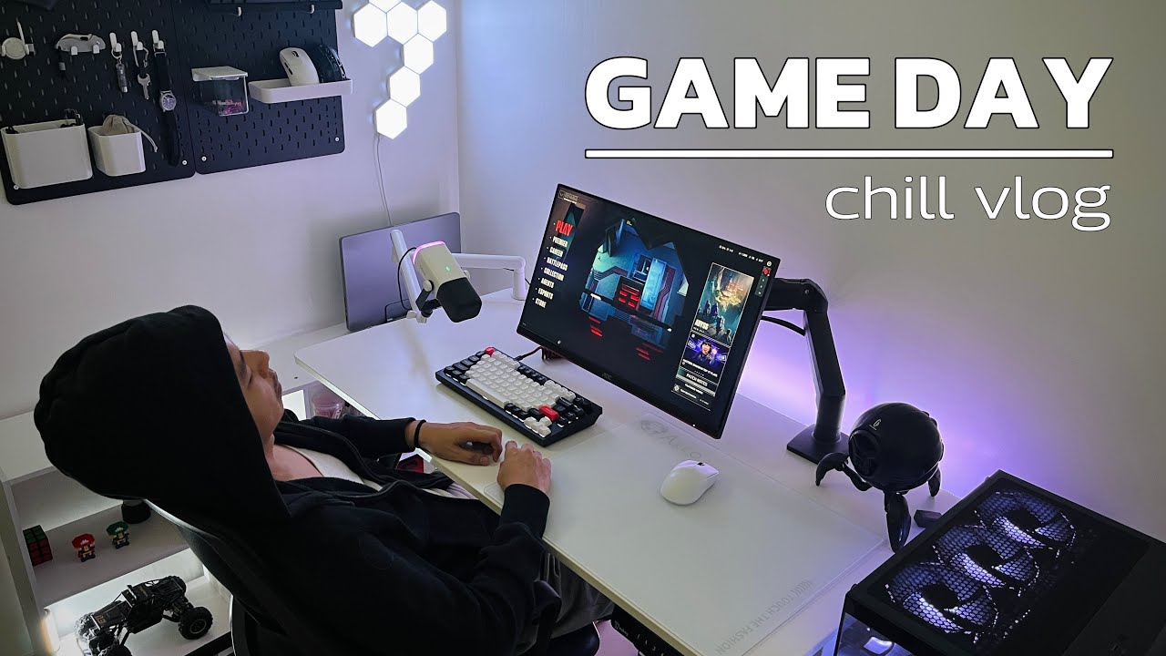 Gaming Vlog 🎮 | comms gear setup + glimpse on Keychron Q1 HE