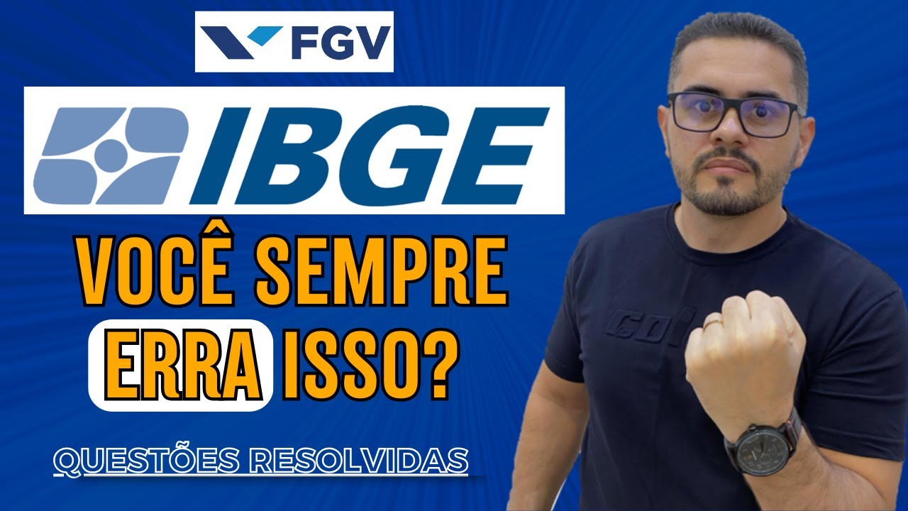 RACIOCÍNIO LÓGICO IBGE 2026: OS ASSUNTOS DA FGV QUE MAIS REPROVAM CANDIDATOS