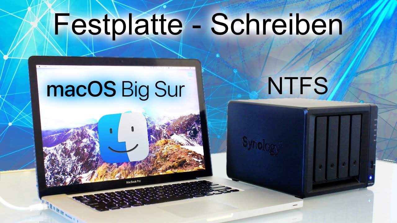 NTFS Festpaltte auf macOS - Lesen und Schreiben (Big Sur M1 Tutorial)
