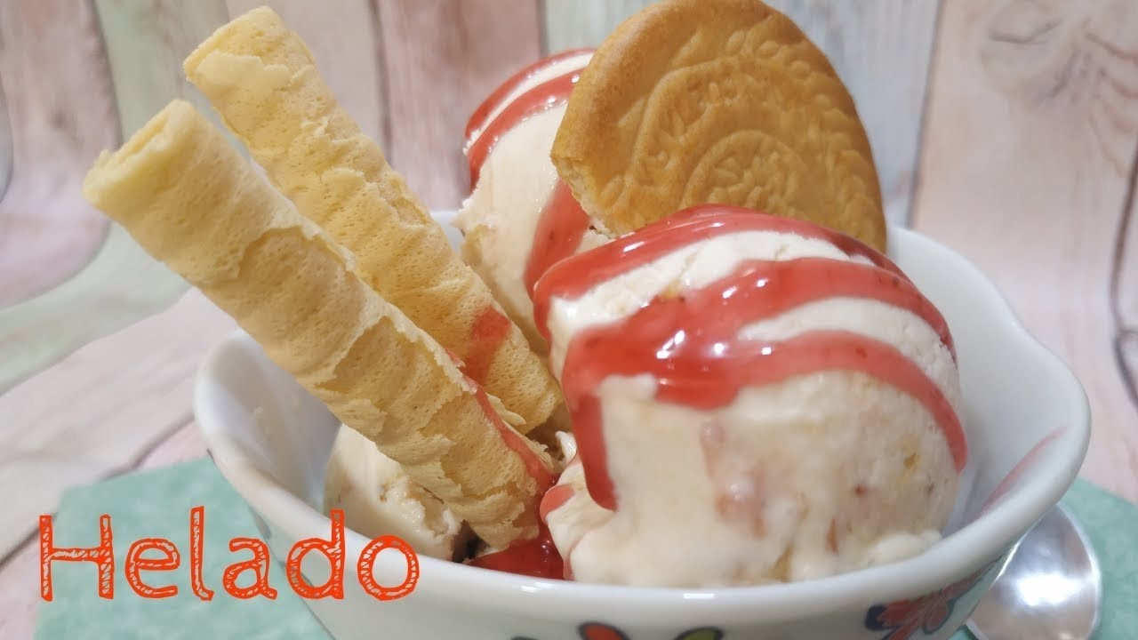 HELADO DE CHEESECAKE CON FRESA, muy cremoso y delicioso con Mambo!!!