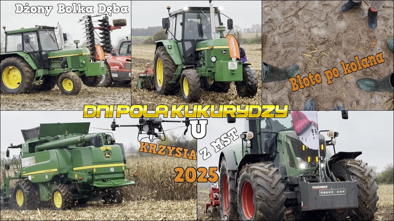 Dni Pola Kukurydzy u Krzysia z MST 2025 🌽 Błoto po Kolana 🚜 Dżony Bolka Dęba 🔥 Hp Osale