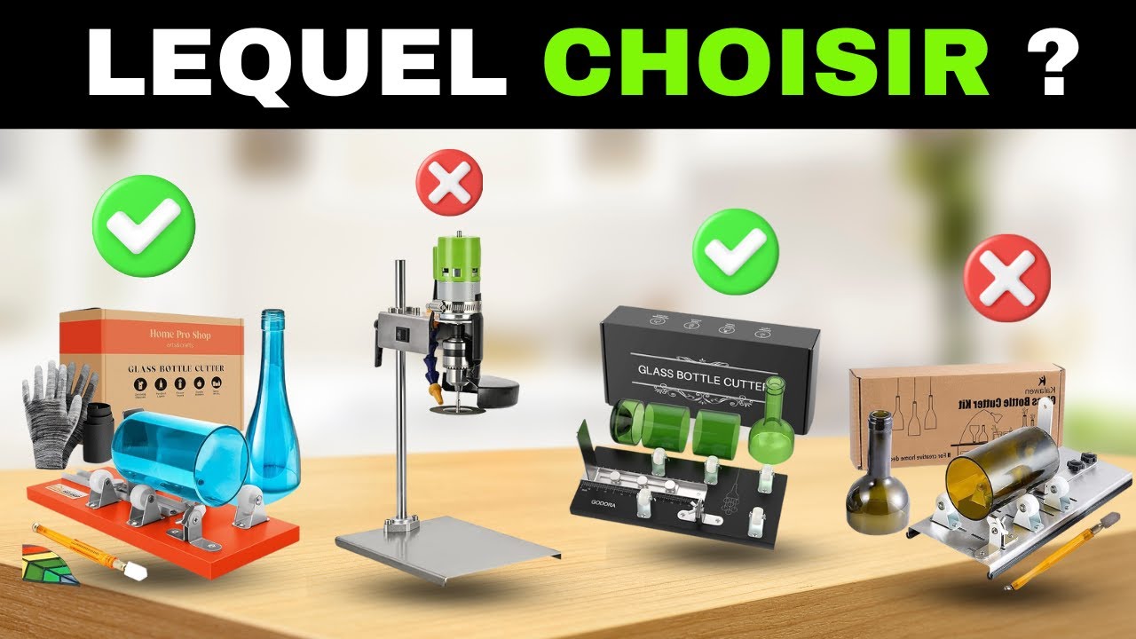 ✅ 6 Meilleurs Coupe-Bouteilles en Verre [2026] 🥂 Machine pour Couper des Bouteilles à la Maison