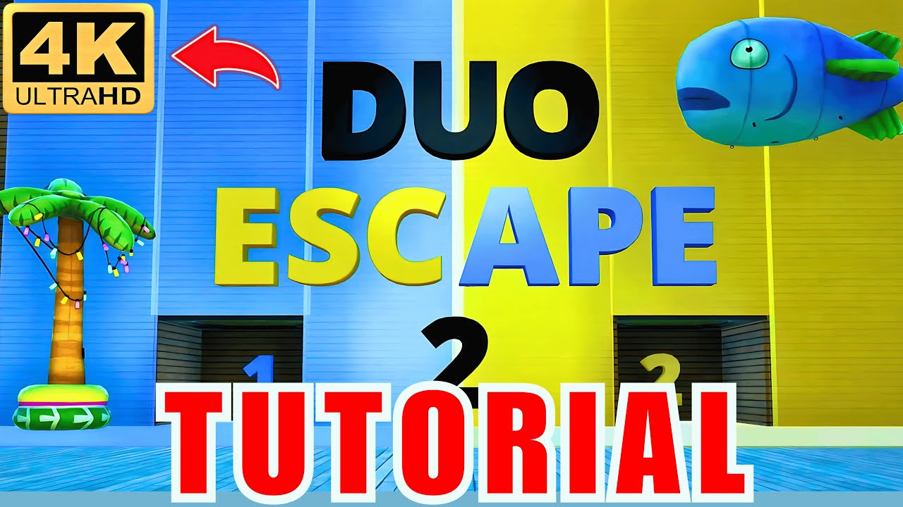 Mitastic Duo Escape Room 2 ( FULL TUTORIAL ) Duo Escape Room 2 FORTNITE - mitastic