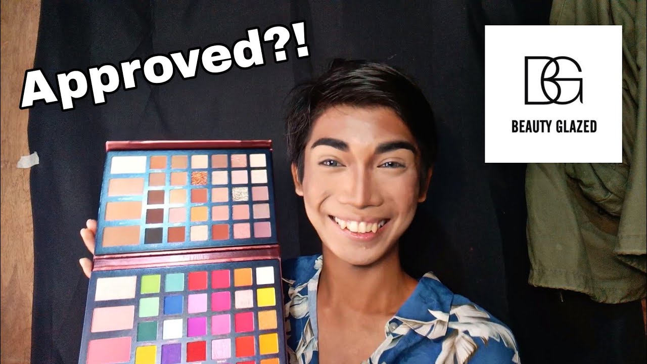 BEAUTY GLAZED EYESHADOW MAKEUP REVIEW AND SWATCH | #makeupreview #unboxing #beautyglazed #shopee