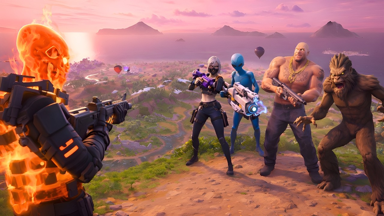 DARK VOYAGER (REALITY REDACTED) VS ALL BOSSES CHALLENGE IN FORTNITE (Chapter 7 Season 1)