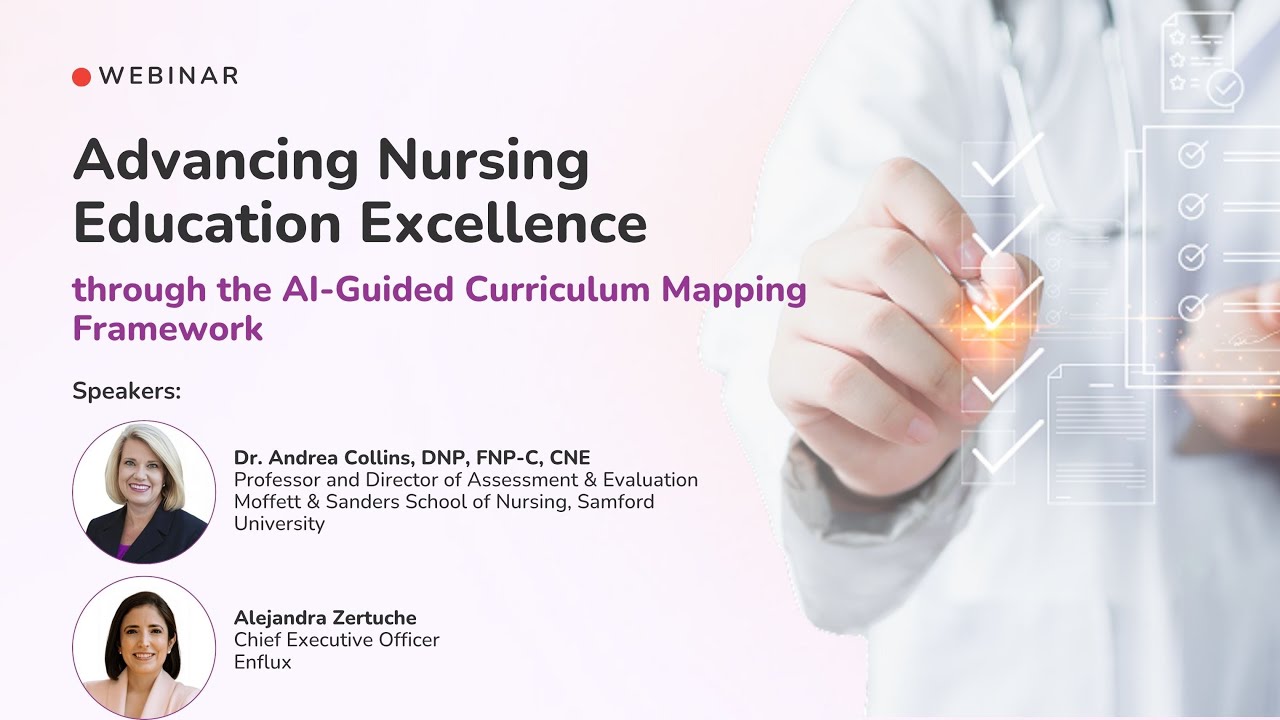 Webinar | Advancing Nursing Education with the AI-Guided Curriculum Mapping Framework